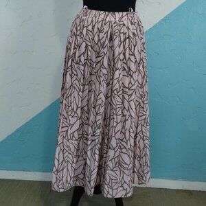 Vintage 1970's Campus Casuals of California Blush Pleated Skirt